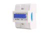 Energy Meter DDS024, 5/80A (3Ø-4w)x 230/400VAC, LCD w. backlight, pulse output 400imp/kWh, cl.1, -20..55°C, W76mm, DIN-Rail 35mm