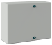 Enclosure E COR, 1000Wx800Hx300D, plain double door, mounting plate, 2x gland plate 310x110, 2x lock w. ø3mm double bar key, C3M| epoxy resin layer, IP55 IK10, Nema4, grey