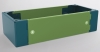 Plinth Side Crosspiece ECZP, integrated corner, 100Hx300D, incl. accessories, C3M| epoxy resin layer, 2pcs/pck, ocean blue