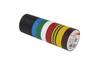 Insulating tape, 15mm x 10m, dielectric strength 40 kV/mm, PVC, UV resistant, water resistant, -25..90°C, 10 pcs. mix, Emos