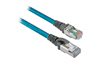 Patch Cord 1585J EtherNet, twisted pair, RJ45 » RJ45, high flex robotic TPE jacket, -20..60°C, L2m, Allen-Bradley, teal