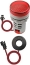 Ammeter XB7 Monolithic, ø22.5mm, 1.8A..100AAC, IP65, red