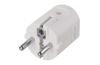 Plug CEE 7/7, 2P+E Schuko 16A 250VAC, straight, IP20, white, Emos