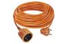 Extension Cord 30m with plug, socket 1x 2P+E Schuko 16A 250V, cable H05VV-F3G 1,5 mm2, orange, Emos