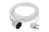 Extension Cord 7m with plug, socket 1x 2P+E Schuko 16A 250V, cable H05VV-F3G 1,5 mm2, white, Emos