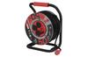 Cable Reel 50m outdoor P19223, 4x 2P+E Schuko 16A 230VAC (max 1000W/3680W) H07RN-F 3x 1,5mm2, op.temp. -25°C..+60°C, IP44, black-red, Emos