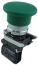 e-Stop Push-button, D40 green mushroom, turn » release, ø22.5mm, 1NO 10A 250VAC, IP40