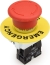 e-Stop Push-button, D40 red mushroom, turn to release, ø22.5mm, 1NC 10A 250VAC