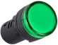 Pilot Light D22, LED, ø22.5mm, 24VAC/DC, IP65, green