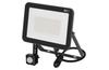 LED Floodlight INOVO 50W 4000K 5500lm 120° IK06 IP65 PIR, cable 0.3m, black, Emos